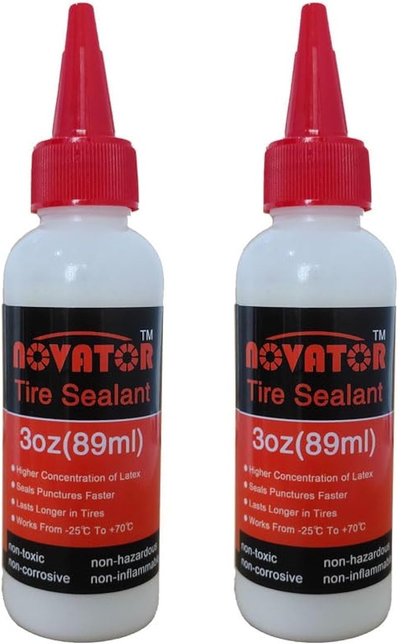 Novator Endurance Bike Tire Sealant for Tubeless, Tubulars, Tubes, Seals Faster, Lasts Longer, Micro-Fiber for MTB, Road, Gravel Bicycle Tires - Image 1